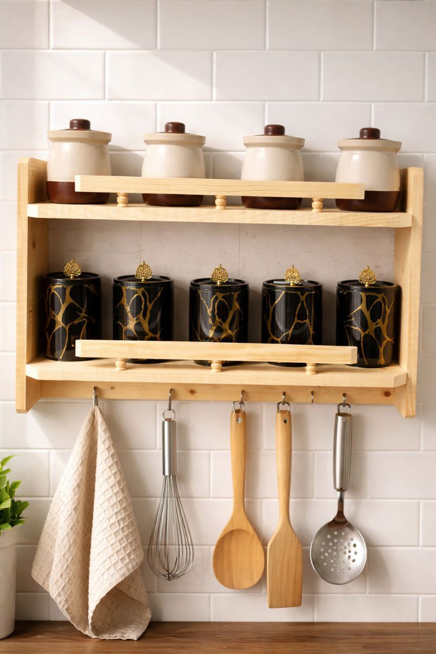 porte épices + planche a découper